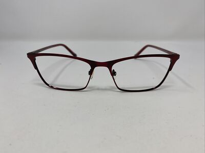 VANNI Eyeglasses Frames V3675 102 52-16-140 Red Full Rim XH44