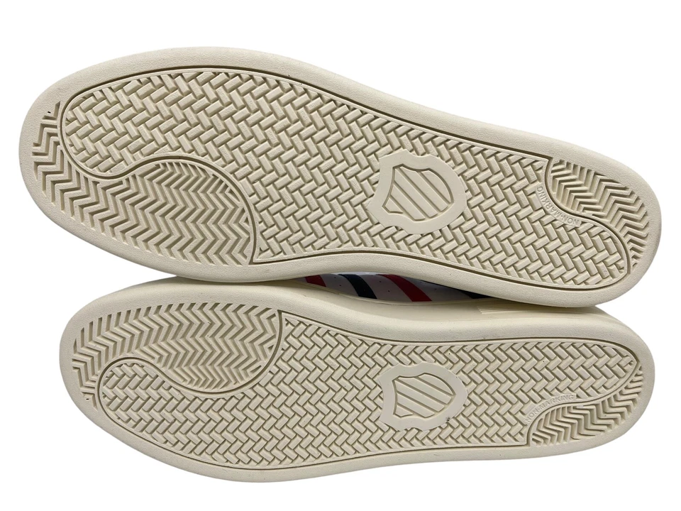 K-Swiss Westcourt, Mens Size 11 , White, Red, Blue Tried On ONCE! EXCELLENT Cond - Image 3 of 4