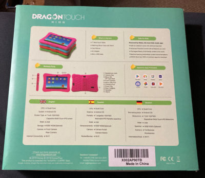 Dragon Touch Y88X-PLUS 7 inch Kids Tablets PC Android HD WiFi | eBay