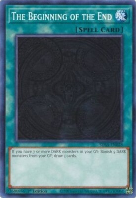 The Beginning of the End SDSA-EN028 Common 1st Near Mint Yugioh DNA GAMES