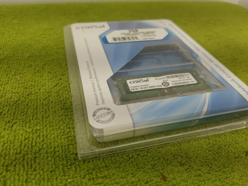 Crucial 2GB 204-PIN SODIMM 256MX64 DDR3 CT25664BC1067 2gb Memory See Pics - Image 4 of 4