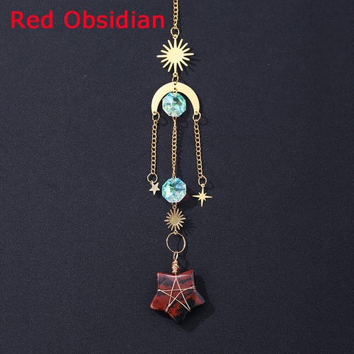 Crystal Star Quartz Sun Catcher Prism Rainbow Window Hanging Pendant Home Decor - Picture 18 of 20