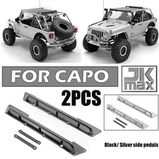Stainless Steel Side Pedal Footplate Accessories for 1/2 Capo JKMAX Gen.RC Car