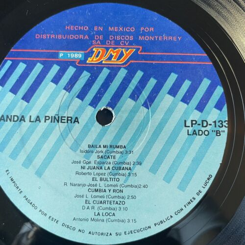 Banda La Pinera Cumbias Con Banda LP 14 Éxitos - Picture 4 of 4