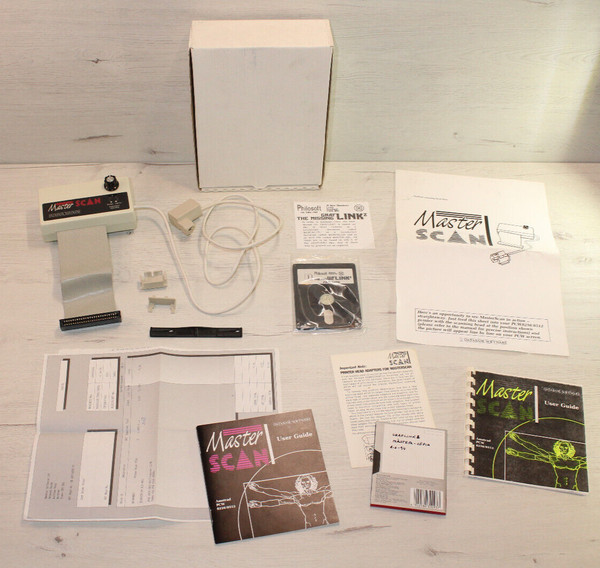 AMSTRAD PCW 8256/8512 HARDWARE "MASTER SCAN" VERY RARE DATABASE SOFTWARE 1987