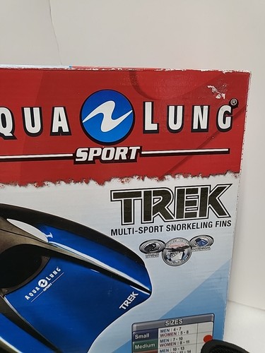 Aqua Lung Sport Trek Multi Sport Snorkling Fins Medium Mens 7-10 Womens 8-11 EUC - Picture 8 of 11