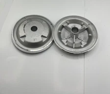 QTY 2 SABAF Oven Surface Burner Round Base Stainless Steel Chrome