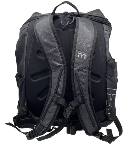 45L TYR Alliance Schwimmen Triathlon Ausrüstung Mehrzweck Rucksack Qualität Blk Camo - Bild 9 von 22