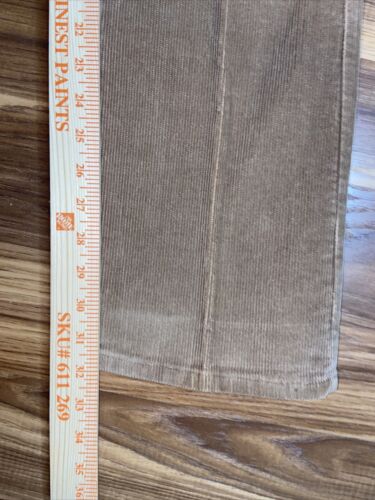 Vintage LL Bean Corduroy Pants 33x32 Tan Freeport Maine Natural Fit Mens Pants - Picture 8 of 10