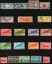 Used Lot of 100+ US Airmail and Special Delivery Stamps All Different