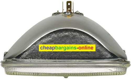12V SEALED BEAM HEADLIGHT 200 x 142mm (8" x 6") LEFT OR RIGHT 3 PIN 65/55W M6052 - Picture 5 of 9