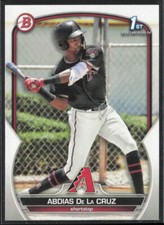 2023 Bowman Abdias De La Cruz BP-34 1st Paper | Arizona Diamondbacks
