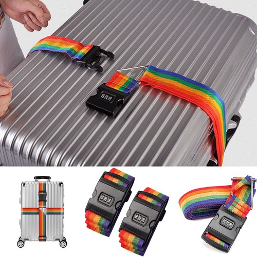 Cross Belt Trolley Suitcase Packing Bundling Password Lock Trave