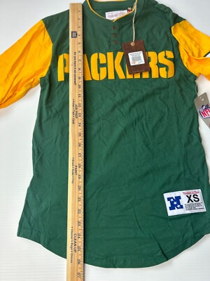 Mitchell & Ness NFL Green Bay Packers Franchise Player Henley 3/4