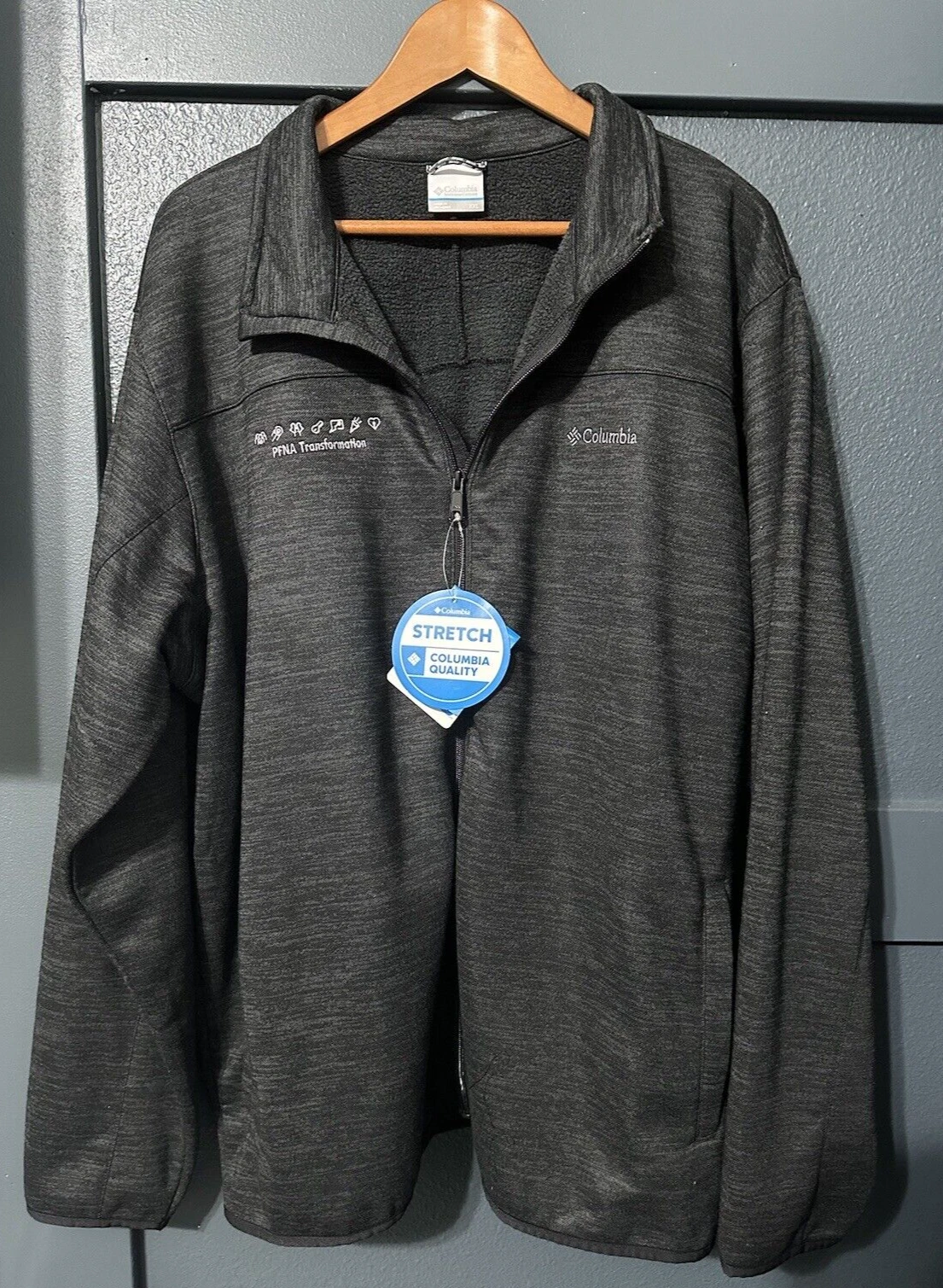 Columbia Sportswear Company Men’s 2X Tall stretch Black Jacket