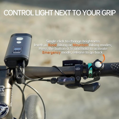 (NEW) Ravemen PR1200 Road Bike Headlight 1200 LED Lumens USB Rechargeable - Picture 3 of 6
