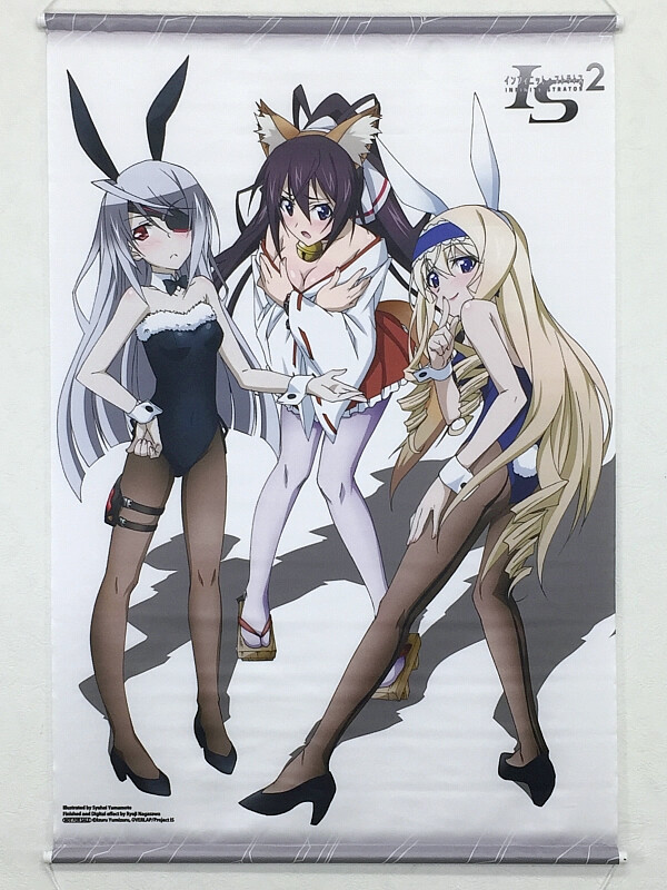 IS Infinite Stratos 2 Laura Houki Cecilia B2 Tapestry Wall