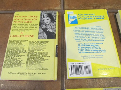 Lot of 7 Nancy Drew Crooked Banister Haunted Bridge Black Keys Bungalow Mystery - Picture 8 of 12