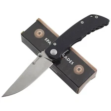Spartan Blades Talos Linerlock Folding Pocket Knife Black G10 Handle CTS-XHP