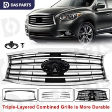 Fit For 2013 2014 2015 Infiniti QX60 JX35 Chrome Grille IN1200123 623103JA0A