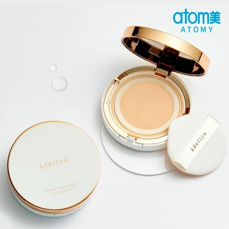 ATOMY Adelica The New Gold Collagen Ampoule Cushion 14g x 2EA New BB Cushion - Image 2 of 4
