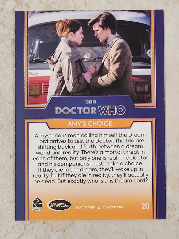 #20 AMY'S CHOICE Doctor Who Series 5-7 RORY AMY KAREN GILLAN MATT SMITH ...