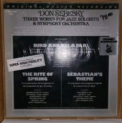 Don Sebesky - 3 Works Jazz Soloist   2LP SEALED MFSL Original Master Recording!!