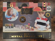 FAO Schwartz DIY Metal Train Set. STEM 241 Pieces Tools Instructions Brand New
