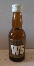 Miniature / Mignon W5 Scotch Whisky 3,9 cl 43% vol. Bottiglia Vetro 