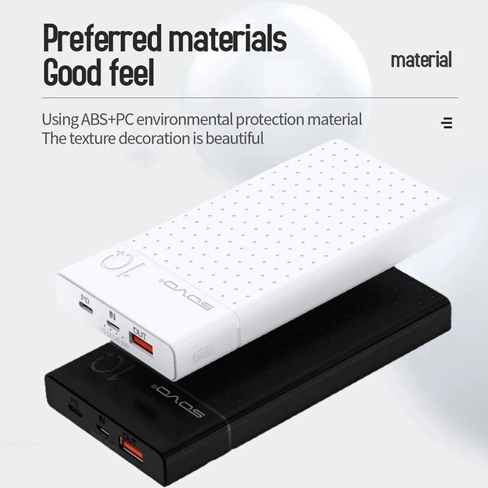 Power Bank 10000mAh 18W Charging Portable External Battery Backup For Cell Phone Power Bank 10000mAh 18W Charging Portable External Battery Backup For Cell Phone
