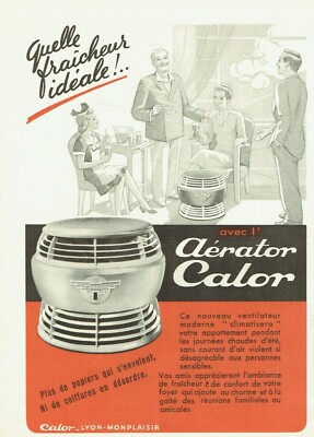 advertising 0921 1953 aerator heat coolness ideal fan