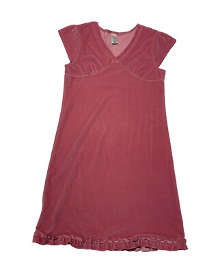 old navy pink velvet dress NWT Girls Old Navy 2-n-1 Velvet Cami Dress W/ Sheer Top Size XL (14-16) Pink K5