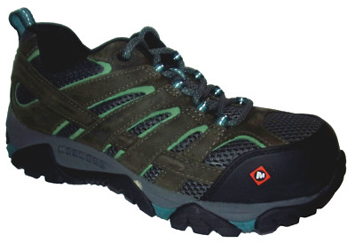 NIB MERRELL MOAB VERTEX VENT PEWTER LEATHER/SYNTHETIC WOMEN'S SNEAKERS 7.5 M