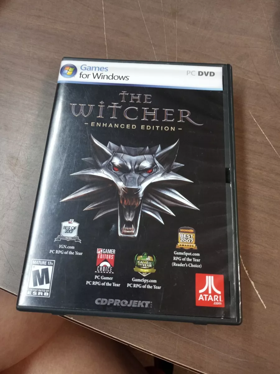 The Witcher Enhanced Edition PC CD ROM Game 2008 Role Play RPG Computer  Complete 742725276550