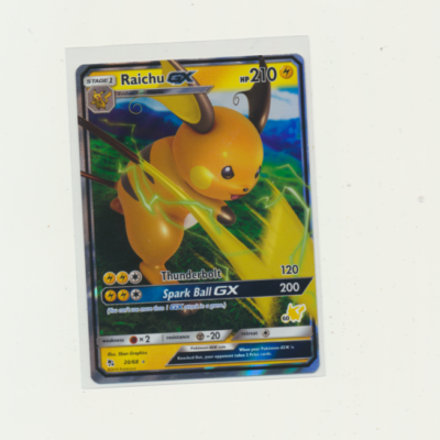 Pokemon Pikachu Stamped Raichu GX Battle Academy Promo 20/68