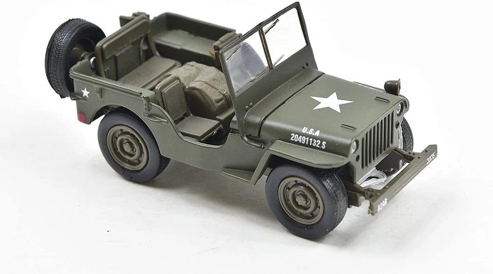 New Ray -  1:32 Scale Military Mission Jeep Willys Army Green (BBNR54133JW) - Image 3 of 3