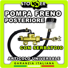 UNIVERSAL Rear Hydraulic Brake Pump with Tank for Motorcycle Scooter Cross