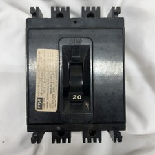 FPE NEF 433020 CIRCUIT BREAKER 3 POLE 20A 480V