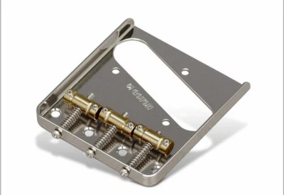 Gotoh BS-TC1 Vintage Telecaster Bridge Compensated Brass Saddle Chrome or Nickel