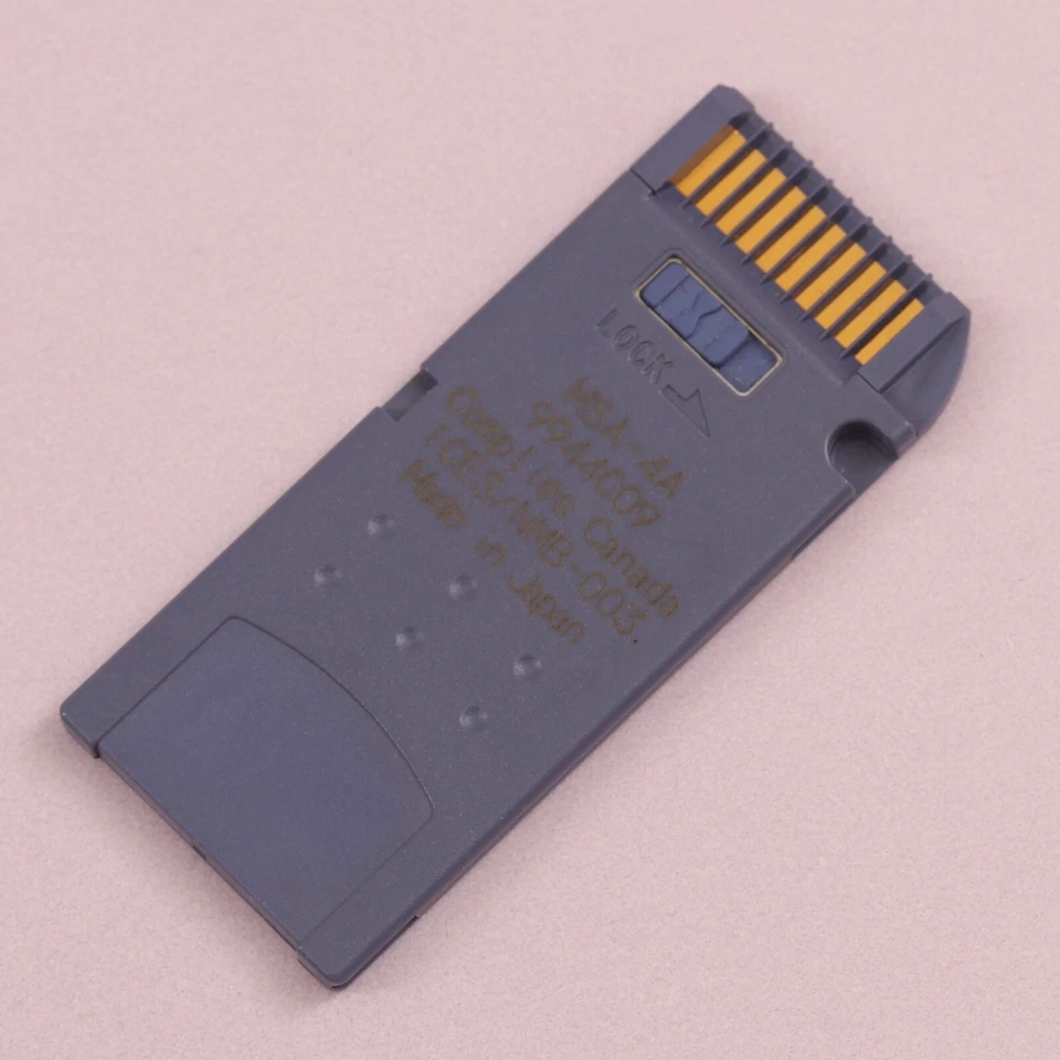 Genuine Sony 4MB Memory Stick MS Memory Card for Sony Cameras MSA-4A - Image 2 of 2