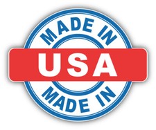 Made In Usa Stamp Car Bumper Sticker Decal