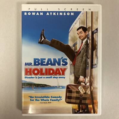 Mr. Beans Holiday (DVD, 2007, Full Frame) Rowan Atkinson￼