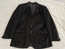 Nordstrom Loro Piana 2706 100 Cashmere Black Sport Coat Jacket Blazer