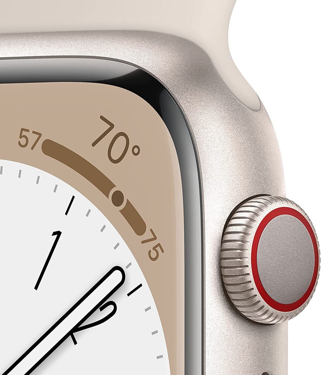 Apple Watch Series 8 - GPS + GSM Cellular 45mm Smart Watch