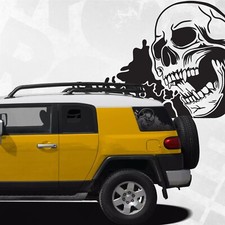 Toyota Skull Window Decal - Toyota FJ Cruiser Compatible