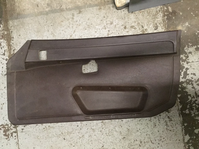 Porsche 924 944 brown right passenger door panel decent used | eBay
