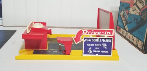 Vintage 1959 Remco Movieland Drive-In Theater In Original Box Beautiful Up2 - Picture 8 of 23