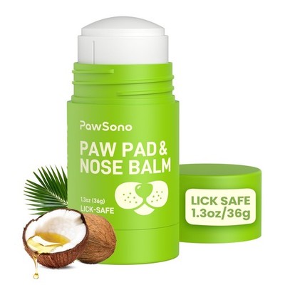 Lick-Safe Dog Paw & Nose Balm with Coconut Oil | All-Natural Moisturizer & So...