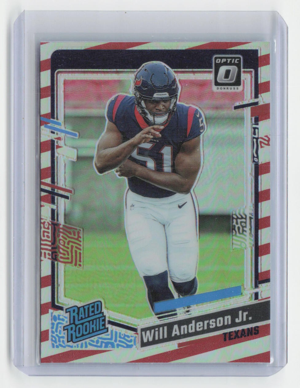 Will Anderson Jr. 2023 Donruss Optic Freedom SP RC #246