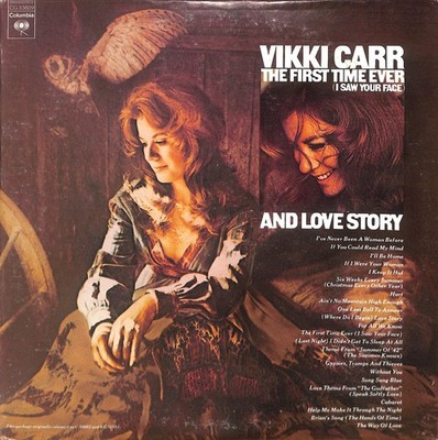 LP Vikki Carr   Love Story / The First Time Ever (I Saw Your Face) 1976 X2 VINYL